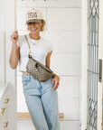 The Maybel Cropped Tee in White