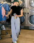 The Maggie Bow Joggers in Grey