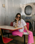 The Alister Pant in Fuchsia