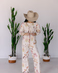 The Dottie Western Linen Pant