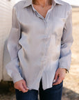 The Alora Top in Silver