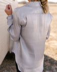 The Alora Top in Silver