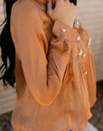 The Lelia Top In Taupe