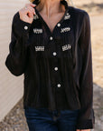 The Lelia Top In Black