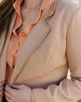 The Lennon Blazer In Mocha