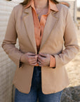 The Lennon Blazer In Mocha