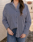 The Emery Top in Navy