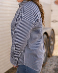 The Emery Top in Navy