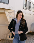 The Lennon Blazer In Black