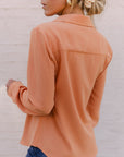 The Shea Staple Top in Mango