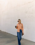 The Shea Staple Top in Mango