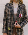 The Waldorf Cowgirl Blazer in Dark Brown