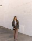 The Zoey Stretch Trouser in Taupe