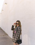 The Waldorf Cowgirl Blazer in Dark Brown