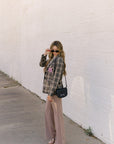 The Zoey Stretch Trouser in Taupe