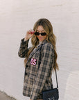 The Waldorf Cowgirl Blazer in Dark Brown