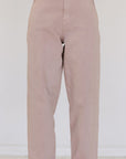 The Linden Pink Barrel Jean