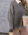 The Riana Oversized Cropped Sweater