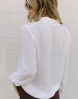 The Claire Classic Top in White