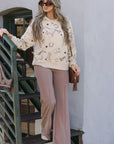 The Zoey Stretch Trouser in Taupe