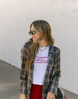 The Waldorf Cowgirl Blazer in Dark Brown