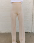 The Zoey Trouser in Cream