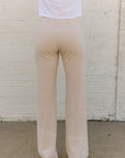 The Zoey Trouser in Cream