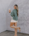 The Riana Oversized Cropped Sweater