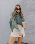 The Riana Oversized Cropped Sweater