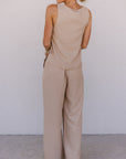 The Rio Linen Set in Tan
