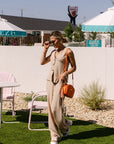 The Rio Linen Set in Tan
