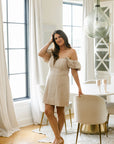 The Daphne Dress in Taupe