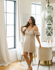 The Daphne Dress in Taupe