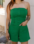 The Millie Denim Romper
