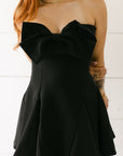 The Finnley Bow Dress in Black