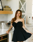 The Finnley Bow Dress in Black