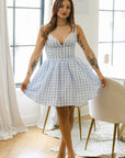 The Charlotte Checkered Dress