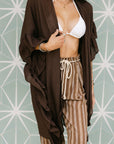 The Marina Duster in Brown