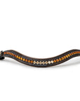 Aspen Leather Snaffle Bridle with Removable Flash