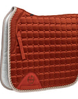 Satin Classic Dressage Saddle Pad - Rust