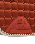 Satin Classic Dressage Saddle Pad - Rust