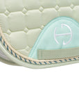 Satin Classic Jump Saddle Pad - Mint Sorbet