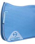 European Cotton Dressage Saddle Pad - Sky Blue