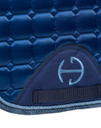 Satin Classic Dressage Saddle Pad (Cob) - Prussian Blue