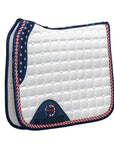 Limited Edition TEAM USA Satin Classic Dressage Saddle Pad (Full)