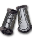Metallics Collection: Carbon Tech Brushing Boots - Platinum