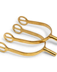Gold Long Shank Spurs