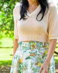 MASON'S DAUGHTER Maxi Skirt, Spring Chinoiserie