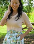 MASON'S DAUGHTER | Cropped Melissa Sweater, Soft Pink