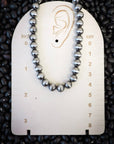 Kenna Navajo Style Fashion Pearl Necklace - Natural